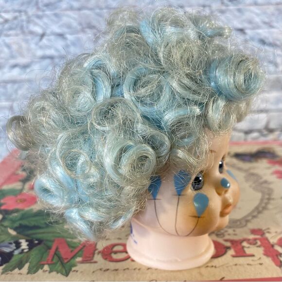 Brinn's Vintage 1988 Porcelain Doll Head Fine Bisque Porcelain Hand Painted - Picture 3 of 6